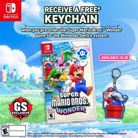 Gamestop mario wonder - Image: Nintendo. Update [Sat 9th Sep, 2023 04:00 BST]: GameStop has revealed Super Mario Bros. Wonder pre-orders in the US will come with an exclusive sticker sheet containing characters and power ...